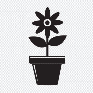 Çiçek Pot simgesi