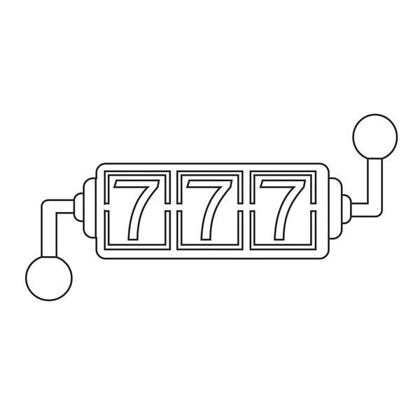 老虎机图标 — 图库矢量图片