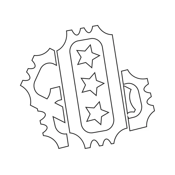 Design vettoriale icona Boomerang — Vettoriale Stock