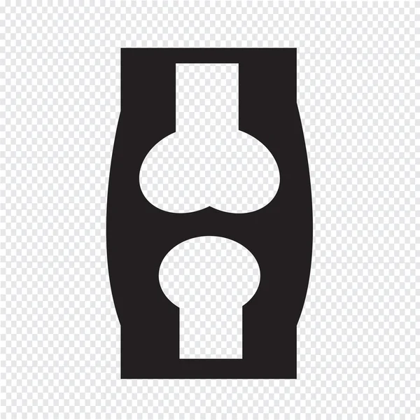 Design icona pentagramma — Vettoriale Stock