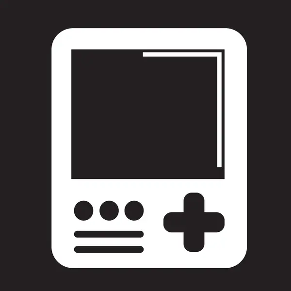 Icono de consola de juego portátil — Archivo Imágenes Vectoriales