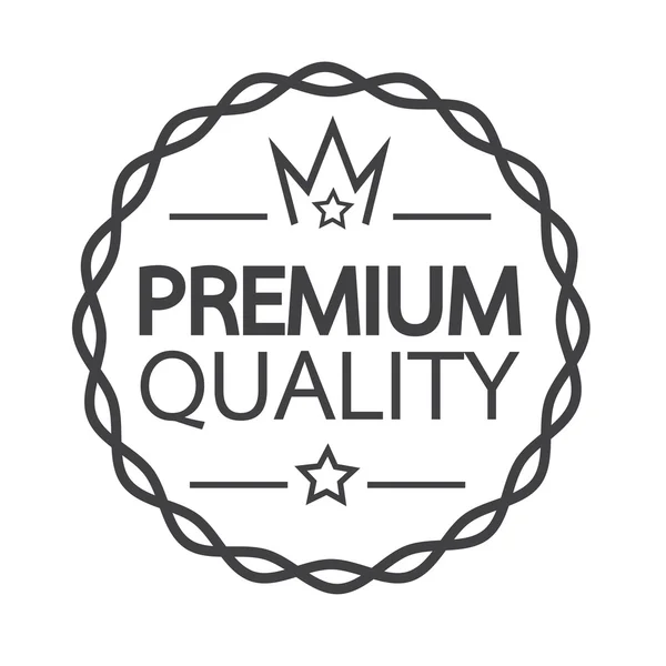 Ícone de crachá de qualidade premium —  Vetores de Stock