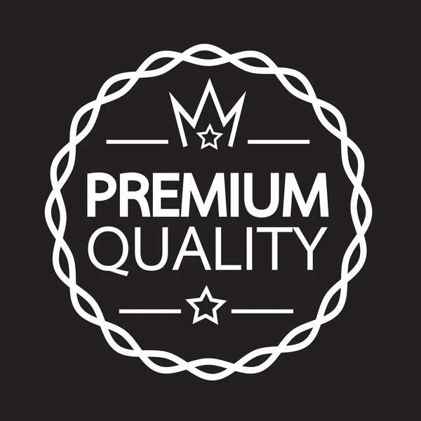 Ícone de crachá de qualidade premium —  Vetores de Stock