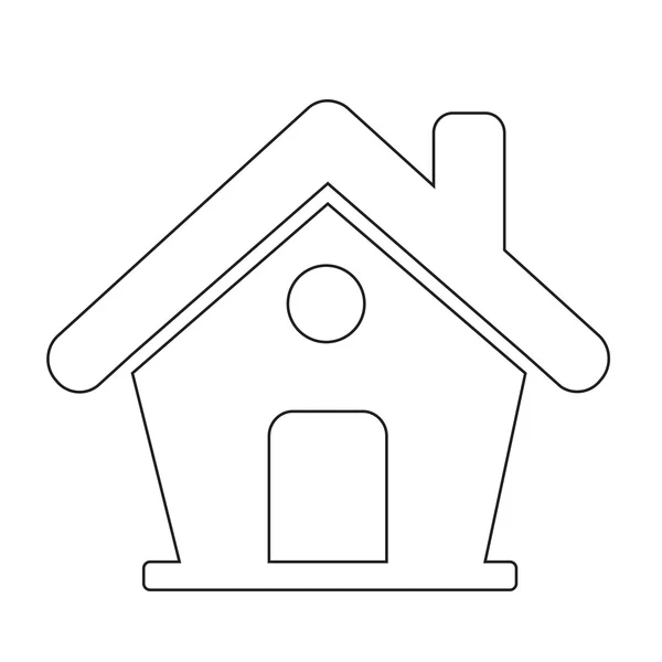 Icono de casa símbolo de diseño — Vector de stock