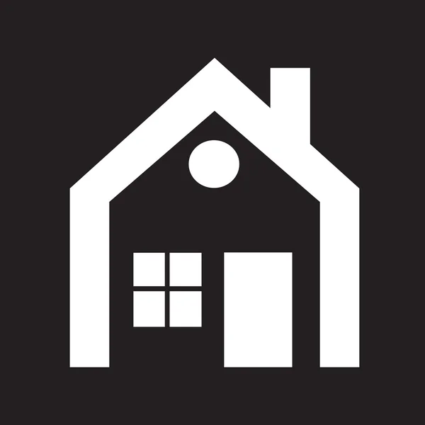 Desain ikon rumah - Stok Vektor