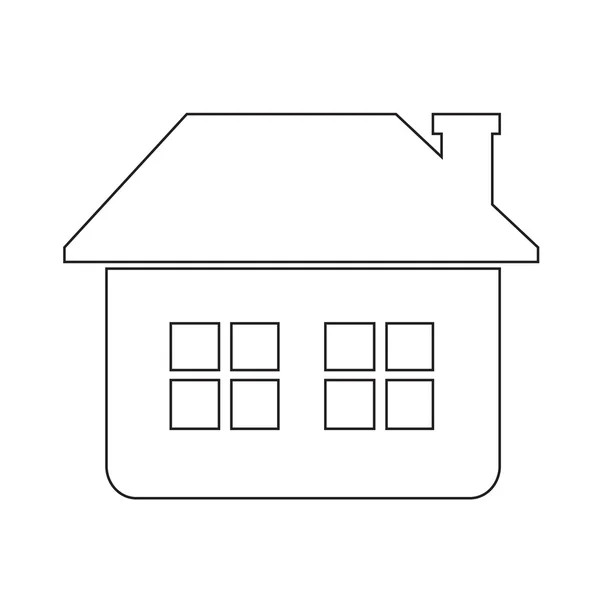 Icon дизайн будинок — стоковий вектор