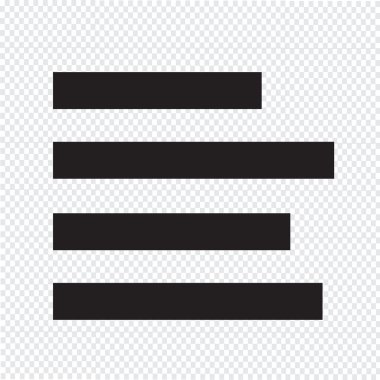 sol simgesini işaret illüstrasyon Hizala