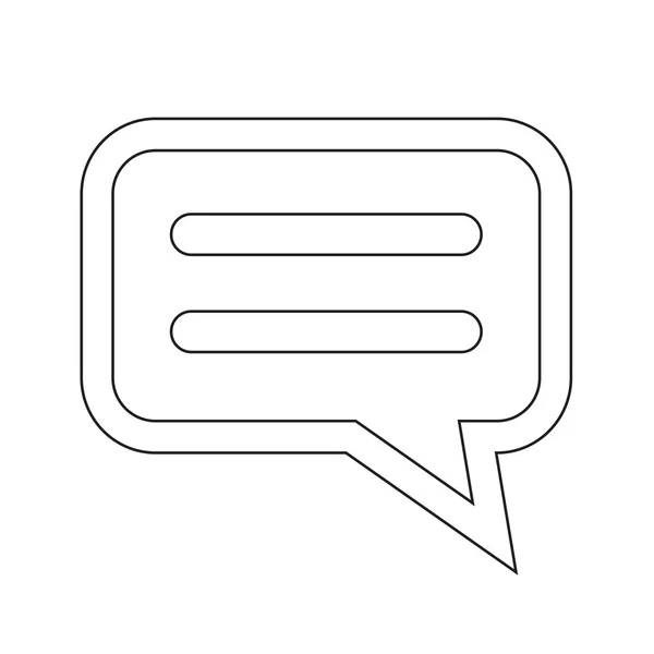 Conversando ícone de bate-papo bolha — Vetor de Stock