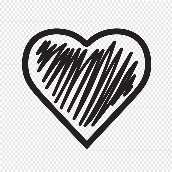 Heart Icon sign design — Stock Vector