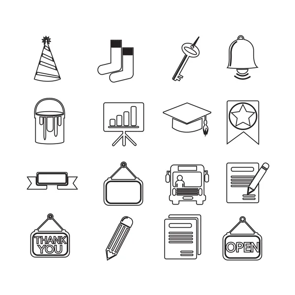 Set von Web-Icons für Website und Kommunikation — Stockvektor