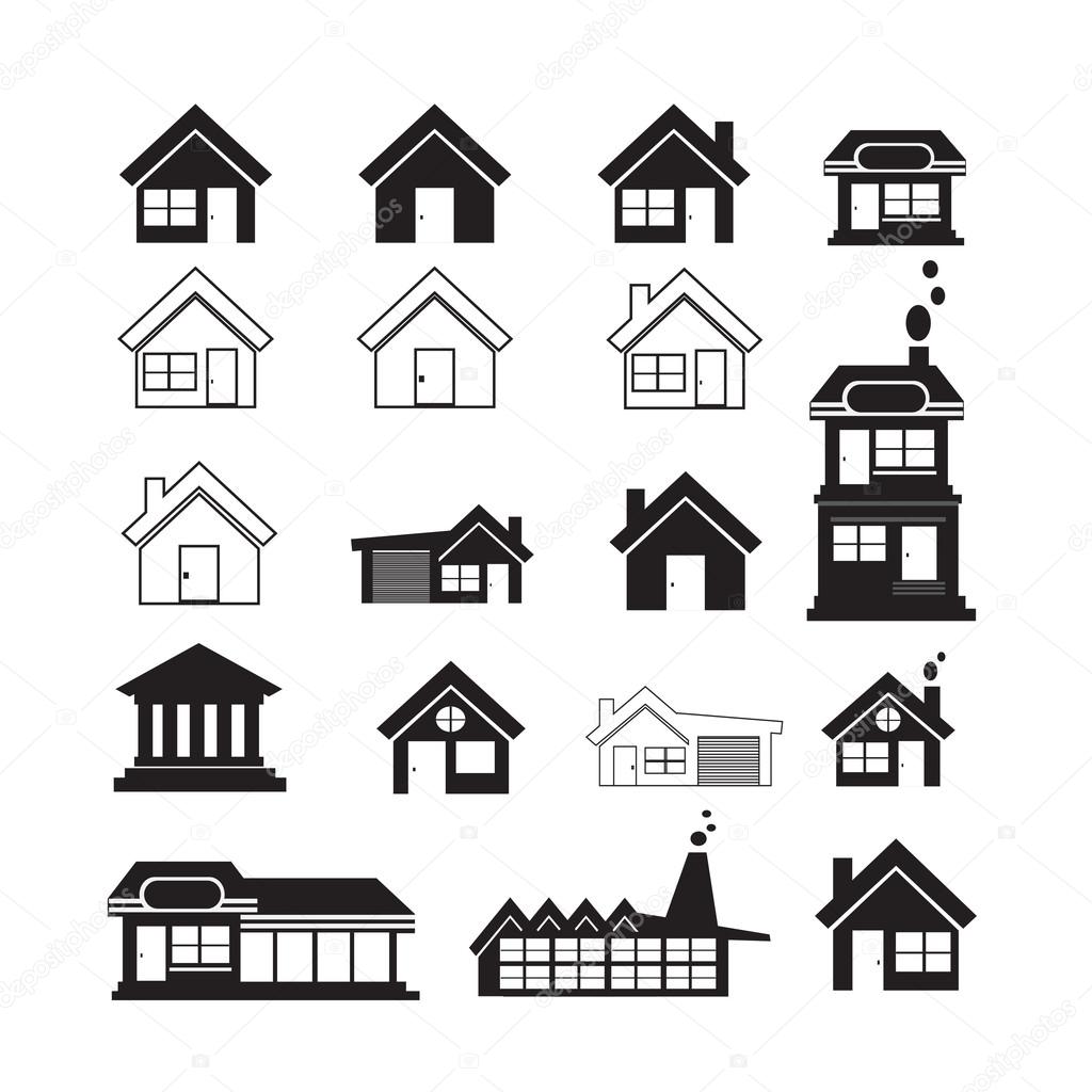 Real Estate Icons set