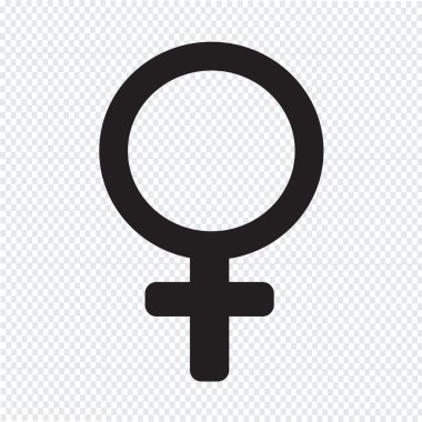 kadın işaret simge tasarlamak