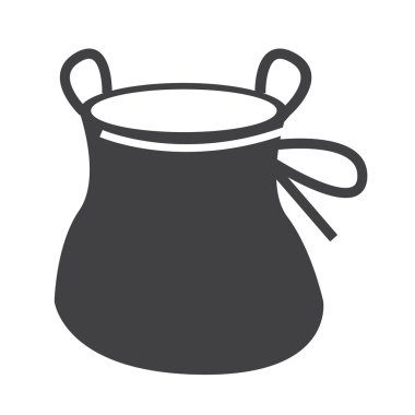 Chalk Bag climb icon design Illustration clipart