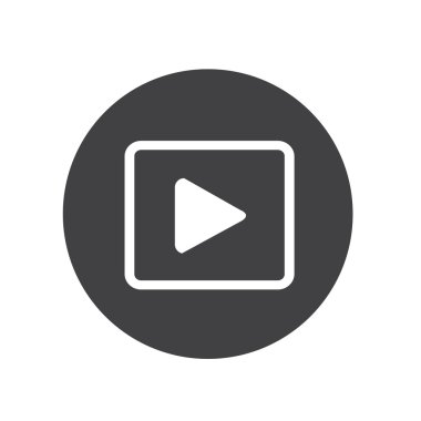 düğme simgesi tasarım illüstrasyon oynamak