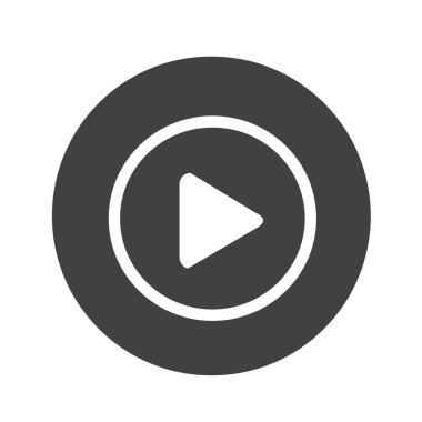 düğme simgesi tasarım illüstrasyon oynamak