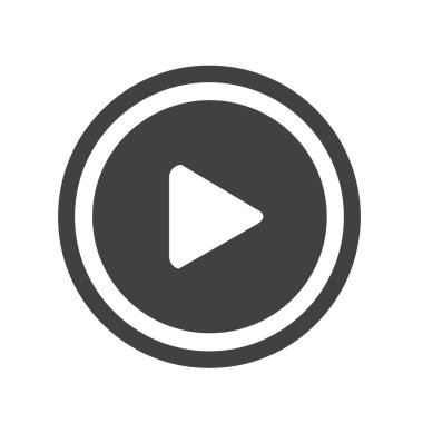 düğme simgesi tasarım illüstrasyon oynamak