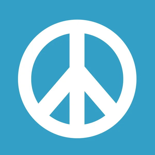 Hippie σύμβολο ειρήνης εικονίδιο εικονογράφηση — Διανυσματικό Αρχείο