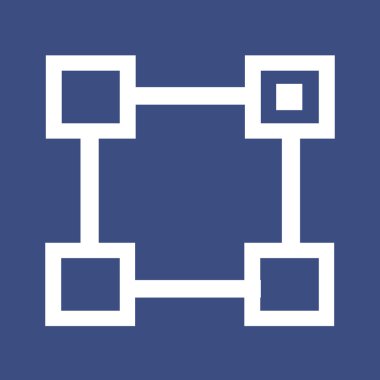 Kuruluş birimi vektör simge satırı simgesi