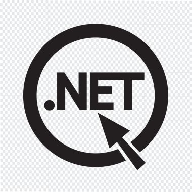 Etki alanı nokta net işareti simgesi illüstrasyon