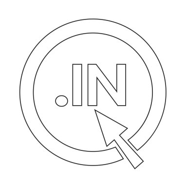 Etki alanı nokta işareti simgesi illüstrasyon