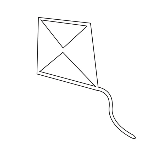 Kite icon Illustration Art — Stock Vector