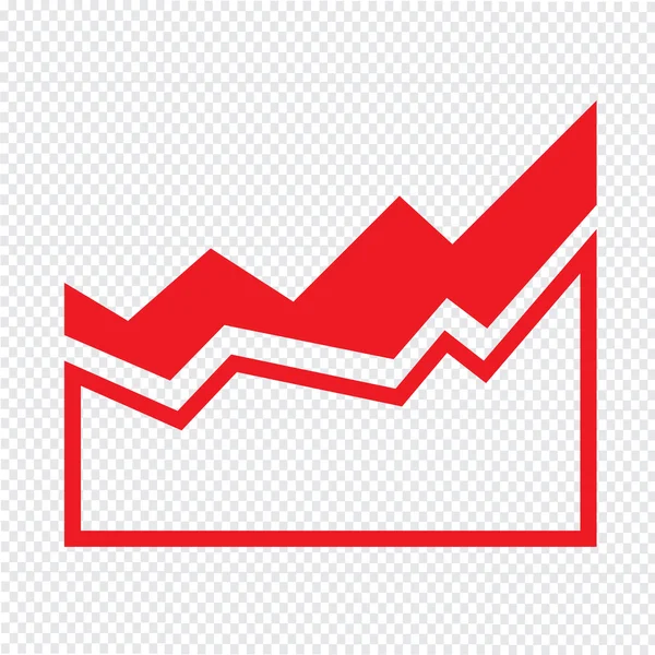 Área Gráfico ícone Ilustração Arte — Vetor de Stock