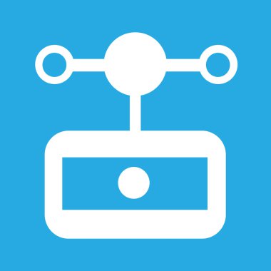 anemometre rüzgar ölçer simgesini illüstrasyon tasarımı