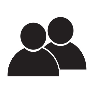 kişi simgesi simgesi illüstrasyon tasarımı