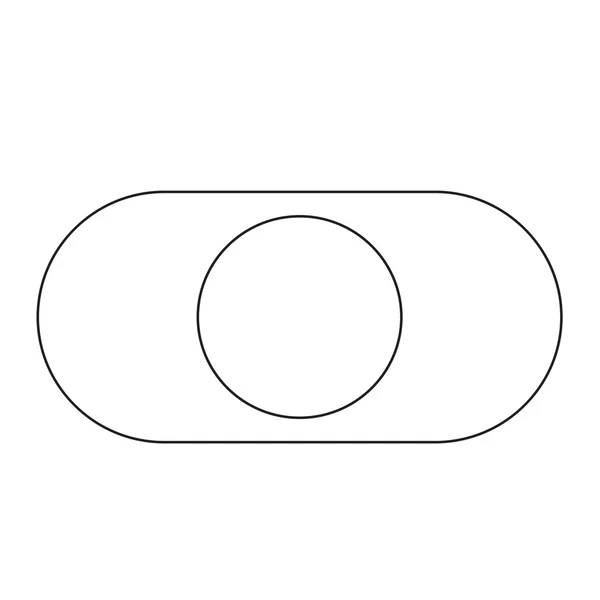 Alternar icono de interruptor Diseño de ilustración — Vector de stock