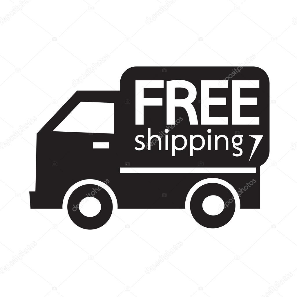 Free shipping icon symbol Illustration design