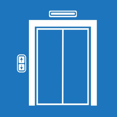 Asansör simge illüstrasyon simge tasarım