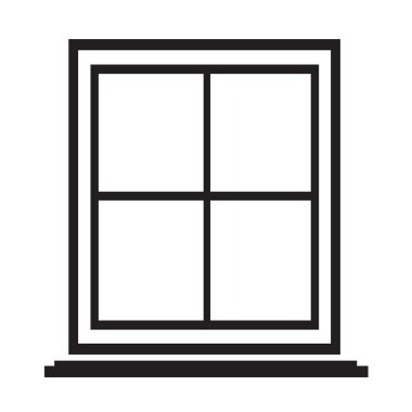 pencere simge illüstrasyon simge tasarım