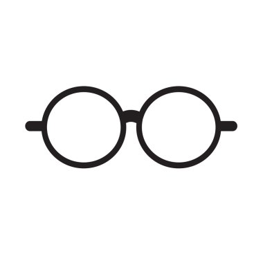 Gözlük simgesi illüstrasyon işareti tasarım