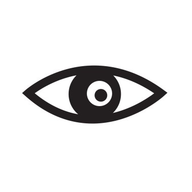 Göz simgesi illüstrasyon işareti Tasarla