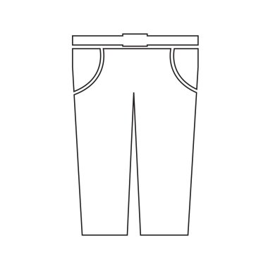 Pantolon simge tasarlamak işareti tasarım