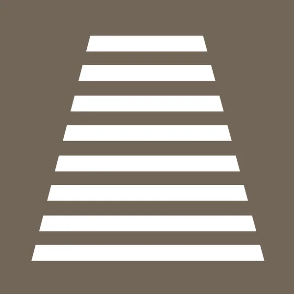 Treppe Symbol Illustration Symbol Design — Stockvektor