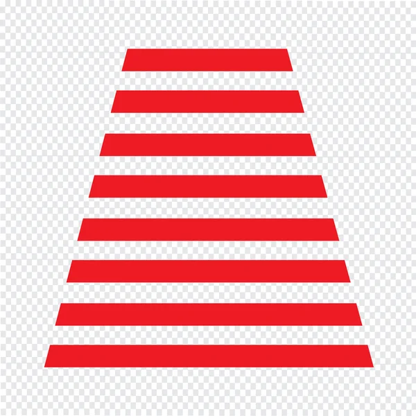 Lépcsőház ikont ábrán látható szimbólum design — Stock Vector