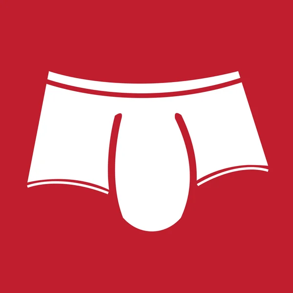 Erkek iç çamaşırı simge tasarlamak sembolü tasarım — Stok Vektör