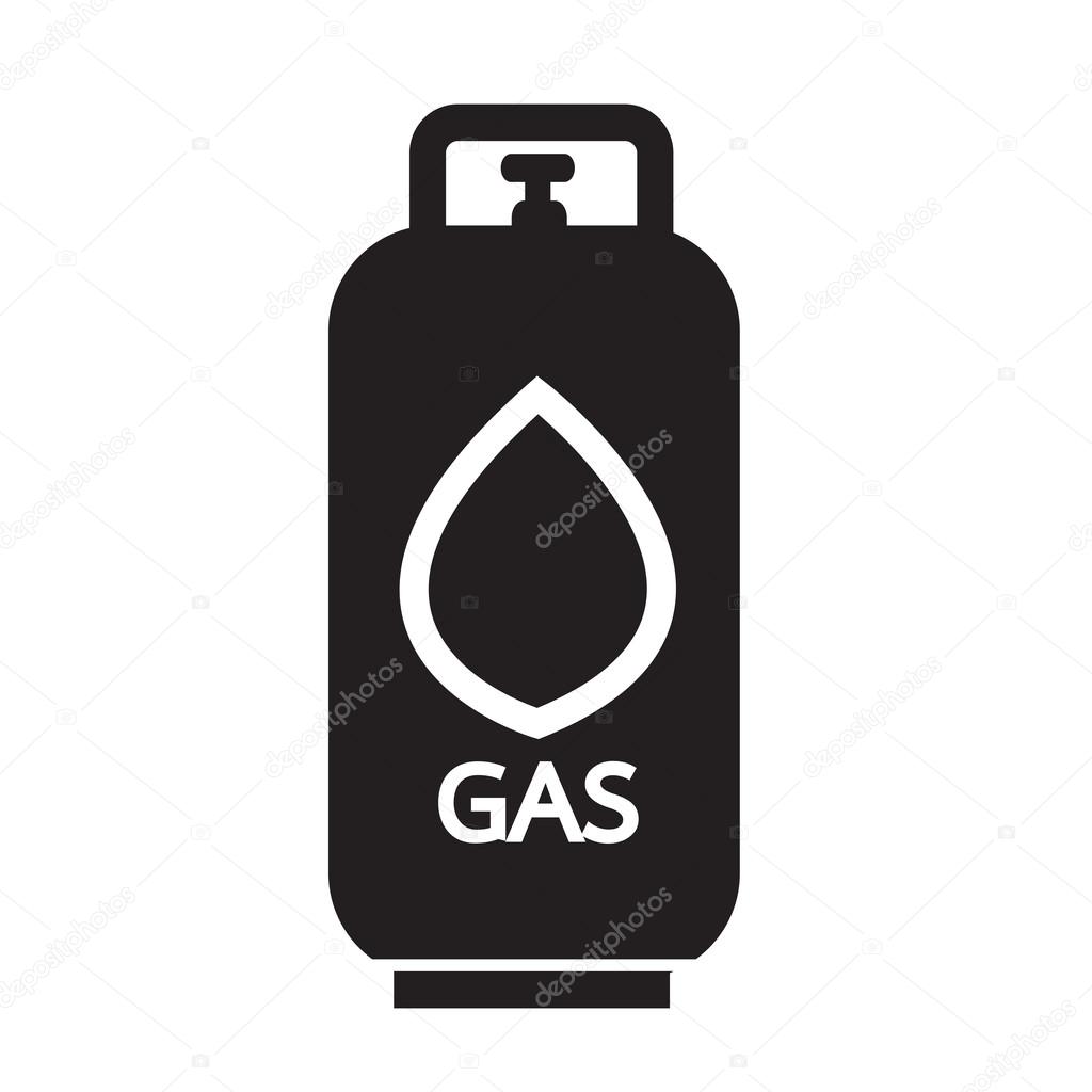 Liquid Propane Gas icon Illustration symbol design