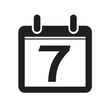 Takvim simgesini illüstrasyon işareti tasarım stili Tarih