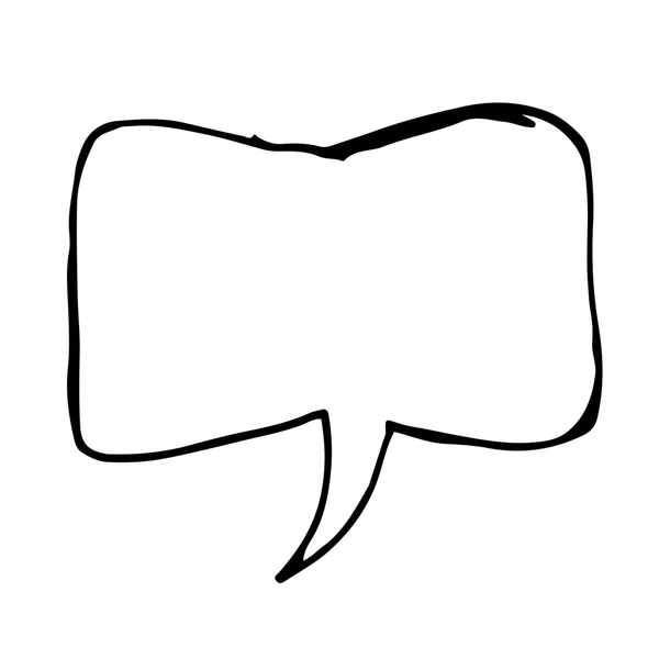 Hand drawn bubble speech Illustration symbol design — Stock Vector