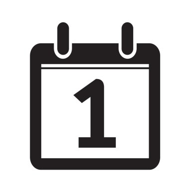 Takvim simgesini illüstrasyon işareti tasarım stili Tarih