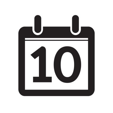 Takvim simgesini illüstrasyon işareti tasarım stili Tarih