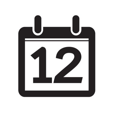 Takvim simgesini illüstrasyon işareti tasarım stili Tarih