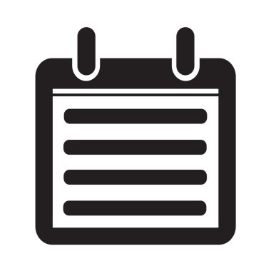 Gün takvim simgesini illüstrasyon işareti stil tasarım