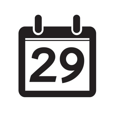 Takvim simgesini illüstrasyon işareti tasarım stili Tarih