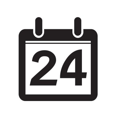 Takvim simgesini illüstrasyon işareti tasarım stili Tarih