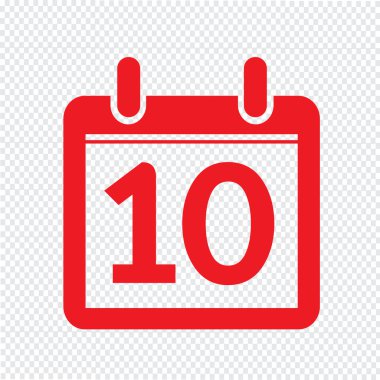 Takvim simgesini illüstrasyon işareti tasarım stili Tarih