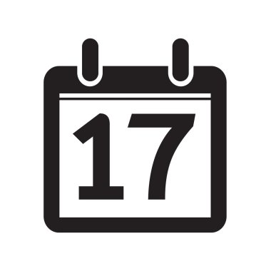 Takvim simgesini illüstrasyon işareti tasarım stili Tarih