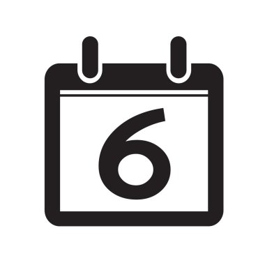 Takvim simgesini illüstrasyon işareti tasarım stili Tarih